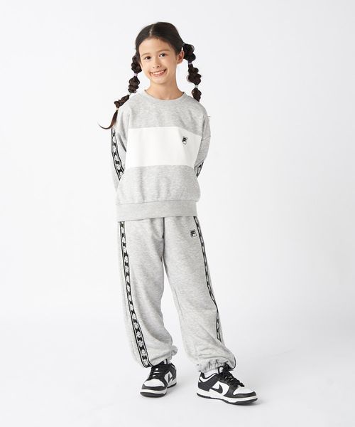 Op/FILA 【FILA】ロゴラインスウェットパンツ/キッズ オレンジ キッズ オーピーフィラ 607360 and ST アンドエスティ(旧ドットエスティ) Op/FILA 【FILA】ロゴラインスウェットパンツ/キッズ オレンジ キッズ オーピーフィラ 607360 and ST アンドエスティ(旧ドットエスティ)