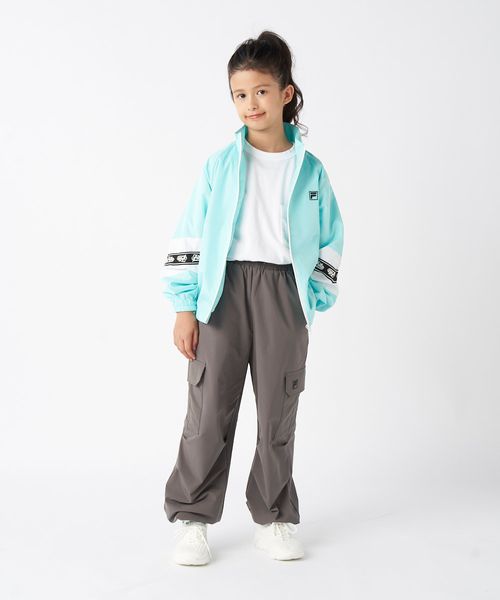 Op/FILA 【FILA】パラシュートパンツ/キッズ ライトグレー キッズ オーピーフィラ 607361 and ST アンドエスティ(旧ドットエスティ) Op/FILA 【FILA】パラシュートパンツ/キッズ ライトグレー キッズ オーピーフィラ 607361 and ST アンドエスティ(旧ドットエスティ)