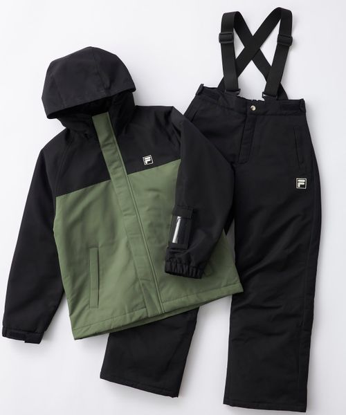 Op/FILA 【FILA】調整付きスノーウェア上下セット/キッズ ホワイト キッズ オーピーフィラ 607364 and ST アンドエスティ(旧ドットエスティ) Op/FILA 【FILA】調整付きスノーウェア上下セット/キッズ ホワイト キッズ オーピーフィラ 607364 and ST アンドエスティ(旧ドットエスティ)