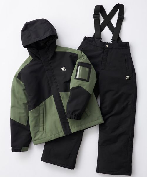 Op/FILA 【FILA】調整付きスノーウェア上下セット/キッズ ホワイト キッズ オーピーフィラ 607365 and ST アンドエスティ(旧ドットエスティ) Op/FILA 【FILA】調整付きスノーウェア上下セット/キッズ ホワイト キッズ オーピーフィラ 607365 and ST アンドエスティ(旧ドットエスティ)