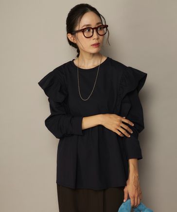 フリルスリーブトップス ⚘ オーダーページ ocean pacific】らくティブ/フリルスリーブトップス | [公式]Op/FILA