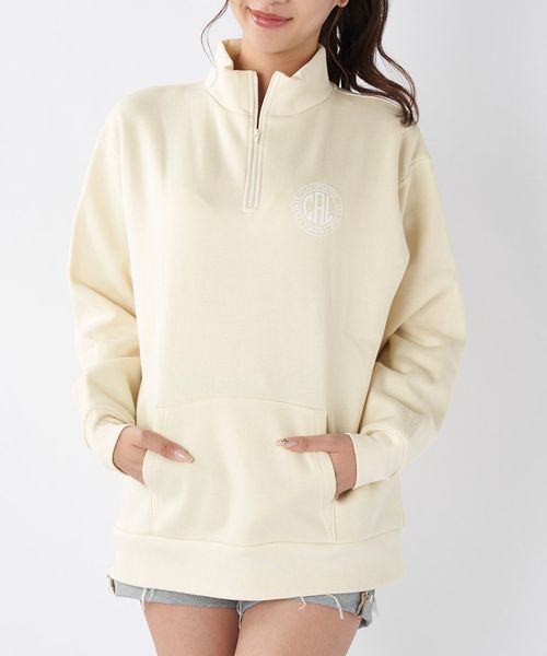 Op/FILA 【ocean pacific】Daily Cozy/あったか裏起毛ハーフジップアップスウェット オレンジ L ウィメンズインナー オーピーフィラ 611322 and ST アンドエスティ(旧ドットエスティ) Op/FILA 【ocean pacific】Daily Cozy/あったか裏起毛ハーフジップアップスウェット オレンジ L ウィメンズインナー オーピーフィラ 611322 and ST アンドエスティ(旧ドットエスティ)