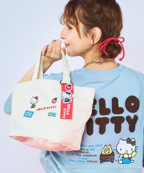and ST 공식몰 Ocean Pacific×HELLO KITTY 워펜 백 체임 상세 이미지 8