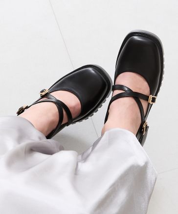 厚底クロスストラップパンプス/51121 | [公式]ORiental TRaffic