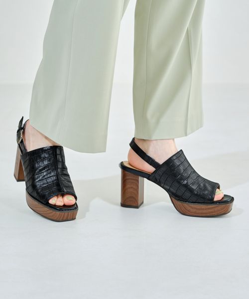 ROSETTA GETTY】PLATFORM MULE CROG サンダル-