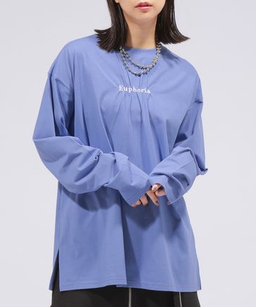 BED J.W. FORD / ベッドフォード】 Trim Knitting T-shirts（T