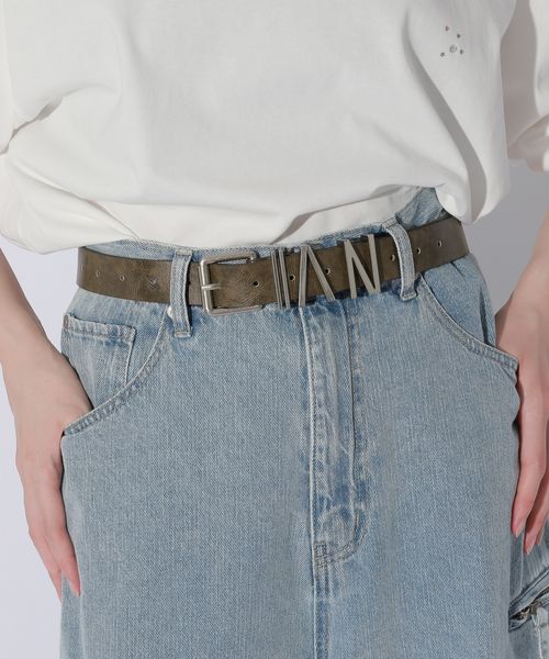 PAGEBOY 【Anui/再入荷】ロゴベルト ブラウン Anui ページボーイ 115217 and ST アンドエスティ(旧ドットエスティ) PAGEBOY 【Anui/再入荷】ロゴベルト ブラウン Anui ページボーイ 115217 and ST アンドエスティ(旧ドットエスティ)