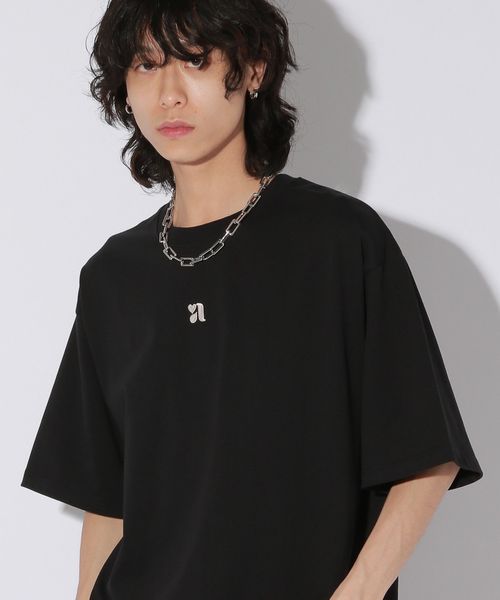 PAGEBOY Anui/ポイントロゴTシャツ【3サイズ展開】 ブラック Anui ページボーイ 130551 ドットエスティ