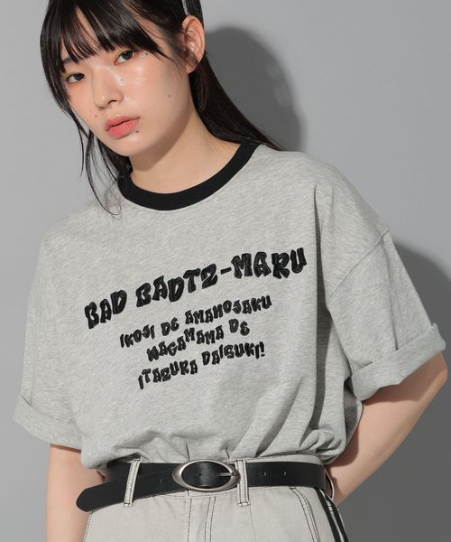 PAGEBOY 【PBLIM】バツマルリンガーTシャツ グレー FREE LIM ページボーイ 137757 and ST アンドエスティ(旧ドットエスティ) PAGEBOY 【PBLIM】バツマルリンガーTシャツ グレー FREE LIM ページボーイ 137757 and ST アンドエスティ(旧ドットエスティ)