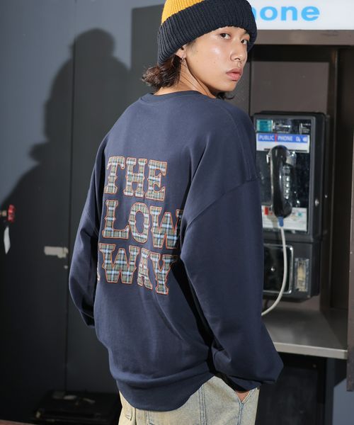 PAGEBOY 【PBLIM】チェックロゴスウェット ネイビー M LIM ページボーイ 150187 and ST アンドエスティ(旧ドットエスティ) PAGEBOY 【PBLIM】チェックロゴスウェット ネイビー M LIM ページボーイ 150187 and ST アンドエスティ(旧ドットエスティ)