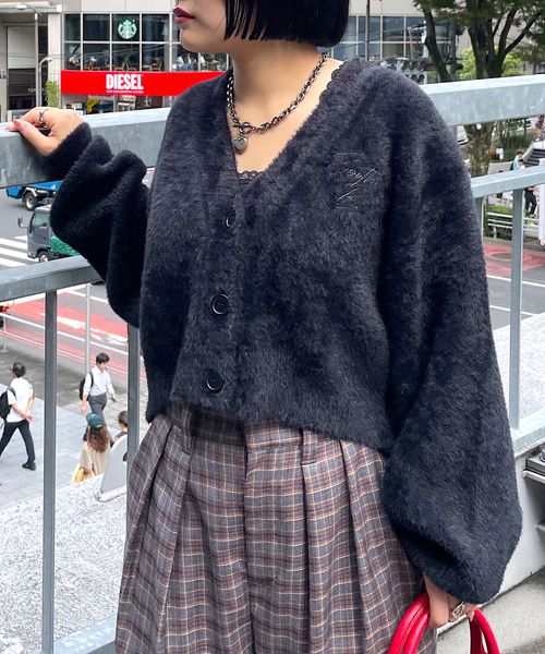 PAGEBOY｜【PBLIM】フェザーカーディガン | Rakuten Fashion