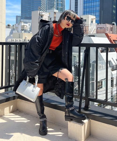 交織ツイルロールアップショートパンツ Pageboy Remy レミー