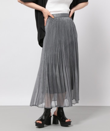【正規品】3wayシアーシャイニープリーツオーガンジースカート スカート