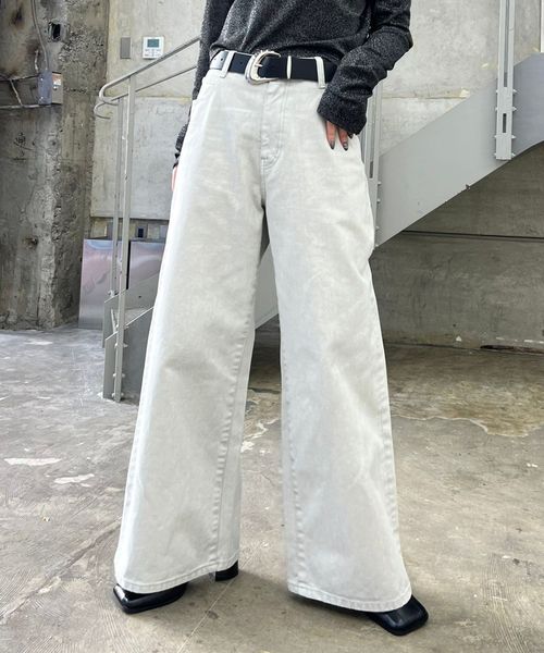 PAGEBOY 【WEB限定サイズあり】クラシックデニムパンツ グレー M ウィメンズボトムス ページボーイ 243836 and ST アンドエスティ(旧ドットエスティ) PAGEBOY 【WEB限定サイズあり】クラシックデニムパンツ グレー M ウィメンズボトムス ページボーイ 243836 and ST アンドエスティ(旧ドットエスティ)