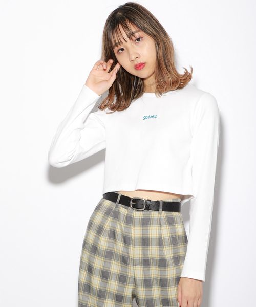 Pageboylim リブショートトップス 公式 ページボーイ Pageboy 通販
