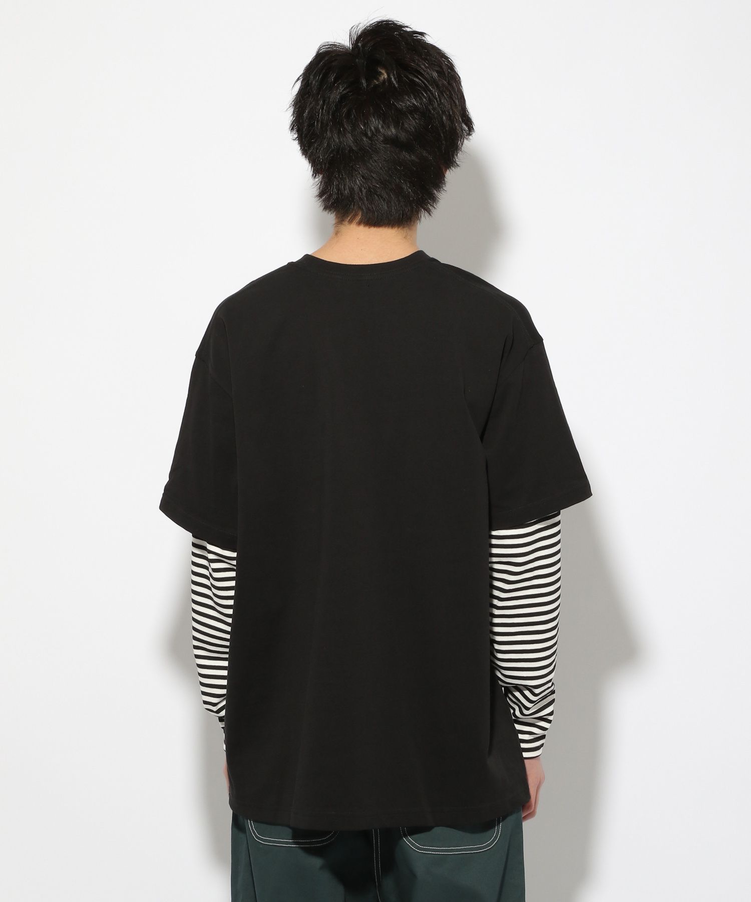 Tシャツ・カットソー-人気アイテム Tシャツ メンズ ブランデッド ファナティクス トップス Black T-Shirt Sleeve Long Hockey Pond Bruins Boston | レトロなデザインは老人 BlackT シャツ バック |Wellcoda | vladatk.gov.ba