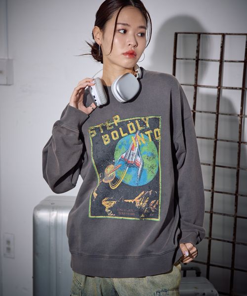 PAGEBOY 【PBLIM】スペースピグメントスウェット チャコールグレー M LIM ページボーイ 284696 and ST アンドエスティ(旧ドットエスティ) PAGEBOY 【PBLIM】スペースピグメントスウェット チャコールグレー M LIM ページボーイ 284696 and ST アンドエスティ(旧ドットエスティ)