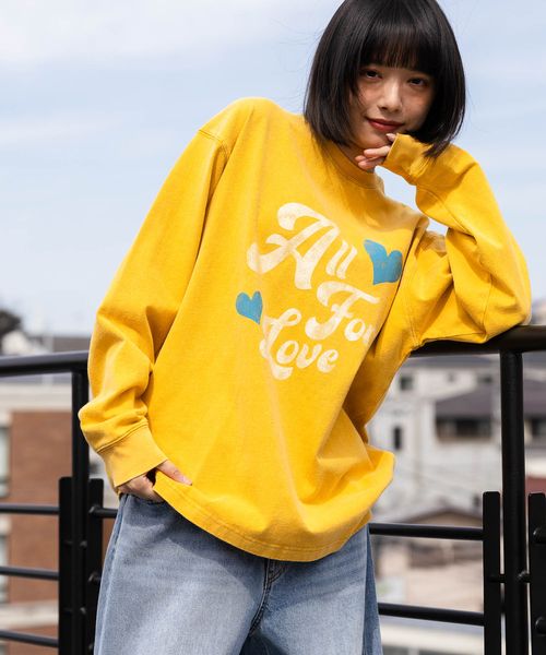 PAGEBOY 【PBLIM】ハートロゴロンT イエロー M LIM ページボーイ 286010 and ST アンドエスティ(旧ドットエスティ) PAGEBOY 【PBLIM】ハートロゴロンT イエロー M LIM ページボーイ 286010 and ST アンドエスティ(旧ドットエスティ)