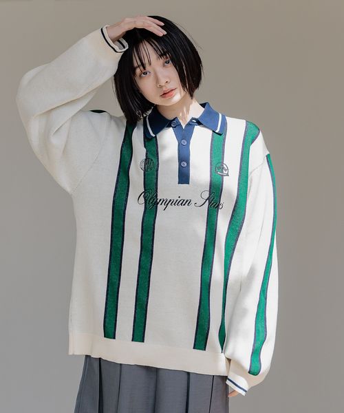 PAGEBOY Anui/モトクロスニット オフホワイト Anui ページボーイ 292321 and ST アンドエスティ(旧ドットエスティ) PAGEBOY Anui/モトクロスニット オフホワイト Anui ページボーイ 292321 and ST アンドエスティ(旧ドットエスティ)