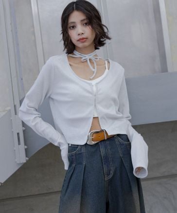 専用4点セット☆SLOBE ワイドリブ、Vネック、ジャーナルSK、ページボーイ トップス