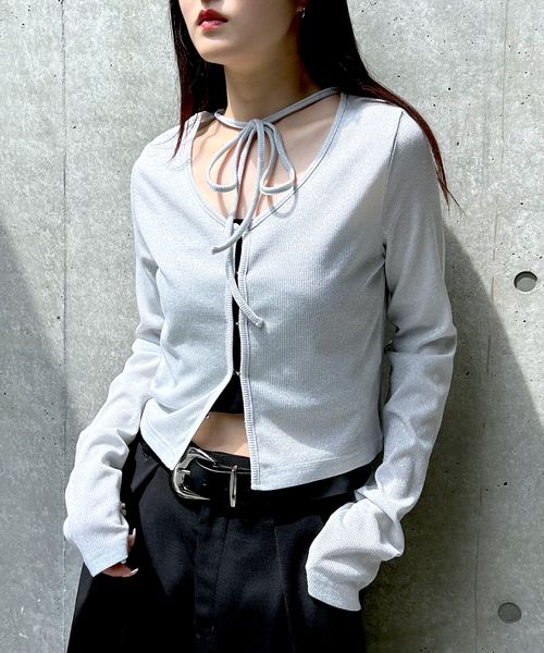 PAGEBOY 【再入荷・新色追加】キラキラカットホックカーディガン オフホワイト FREE ウィメンズインナー ページボーイ 321454 and ST アンドエスティ(旧ドットエスティ) PAGEBOY 【再入荷・新色追加】キラキラカットホックカーディガン オフホワイト FREE ウィメンズインナー ページボーイ 321454 and ST アンドエスティ(旧ドットエスティ)