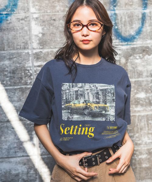 PAGEBOY 【PBLIM】クラッシックカーTシャツ ネイビー S LIM ページボーイ 323223 and ST アンドエスティ(旧ドットエスティ) PAGEBOY 【PBLIM】クラッシックカーTシャツ ネイビー S LIM ページボーイ 323223 and ST アンドエスティ(旧ドットエスティ)