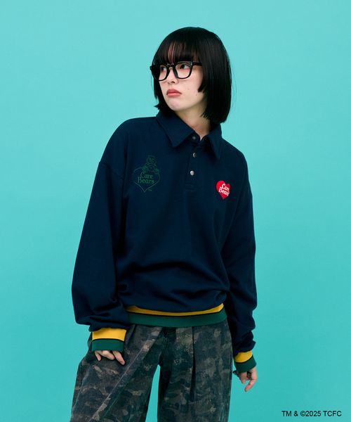 PAGEBOY 【ケアベア×PBLIM】ハイショクポロスウェット ネイビー FREE LIM ページボーイ 323404 and ST アンドエスティ(旧ドットエスティ) PAGEBOY 【ケアベア×PBLIM】ハイショクポロスウェット ネイビー FREE LIM ページボーイ 323404 and ST アンドエスティ(旧ドットエスティ)