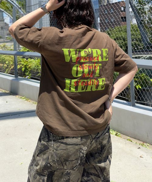 PAGEBOY 【PBLIM/タフT】エンブロイダリーロゴTシャツ ブラウン M LIM ページボーイ 324803 and ST アンドエスティ(旧ドットエスティ) PAGEBOY 【PBLIM/タフT】エンブロイダリーロゴTシャツ ブラウン M LIM ページボーイ 324803 and ST アンドエスティ(旧ドットエスティ)