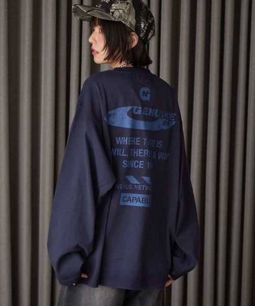 PAGEBOY 【PBLIM】グラデーションロンT ネイビー L LIM ページボーイ 325563 and ST アンドエスティ(旧ドットエスティ) PAGEBOY 【PBLIM】グラデーションロンT ネイビー L LIM ページボーイ 325563 and ST アンドエスティ(旧ドットエスティ)
