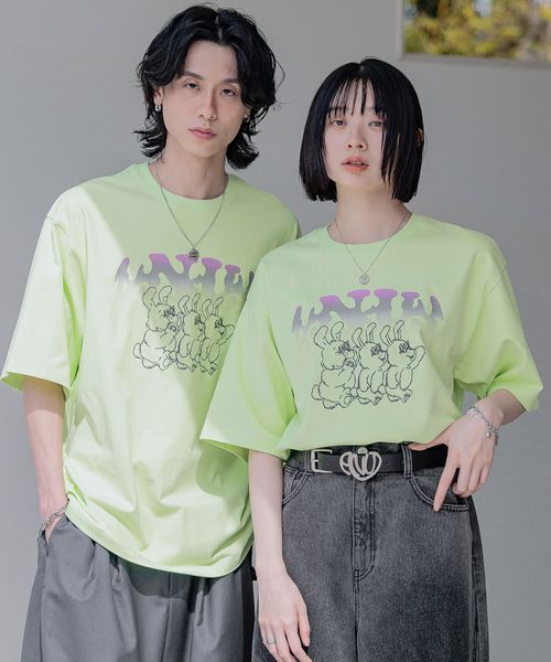 Anui/3サイズ展開】ホローヤンキーラビットTシャツ【一部追加