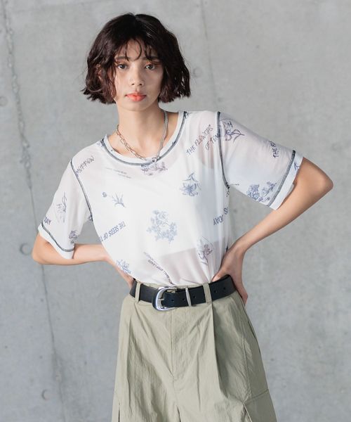 PAGEBOY アソートガラシアーTシャツ オフホワイト FREE ウィメンズインナー ページボーイ 328098 and ST アンドエスティ(旧ドットエスティ) PAGEBOY アソートガラシアーTシャツ オフホワイト FREE ウィメンズインナー ページボーイ 328098 and ST アンドエスティ(旧ドットエスティ)