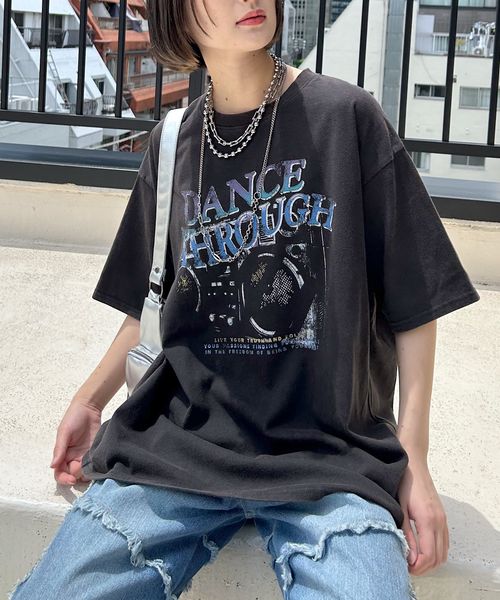 PAGEBOY ミュージックロックTシャツ チャコールグレー FREE ウィメンズインナー ページボーイ 328102 and ST アンドエスティ(旧ドットエスティ) PAGEBOY ミュージックロックTシャツ チャコールグレー FREE ウィメンズインナー ページボーイ 328102 and ST アンドエスティ(旧ドットエスティ)