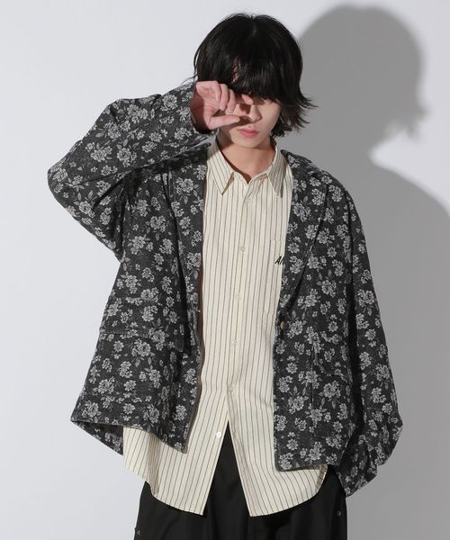 PAGEBOY Anui/フラワージャガードデニムジャケット ブラック Anui ページボーイ 329262 and ST アンドエスティ(旧ドットエスティ) PAGEBOY Anui/フラワージャガードデニムジャケット ブラック Anui ページボーイ 329262 and ST アンドエスティ(旧ドットエスティ)