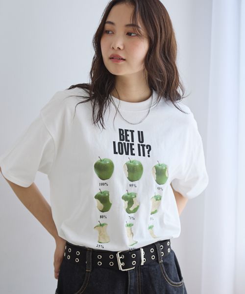 PAGEBOY 【PBLIM】ラインアップルTシャツ【再入荷/新サイズ・新色追加】 ホワイト M LIM ページボーイ 329474 and ST アンドエスティ(旧ドットエスティ) PAGEBOY 【PBLIM】ラインアップルTシャツ【再入荷/新サイズ・新色追加】 ホワイト M LIM ページボーイ 329474 and ST アンドエスティ(旧ドットエスティ)