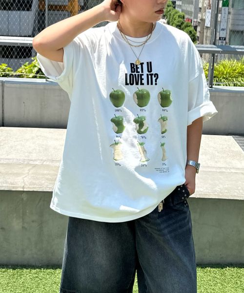 PAGEBOY 【PBLIM】ラインアップルTシャツ【再入荷/新サイズ・新色追加】 ホワイト M LIM ページボーイ 329474 and ST アンドエスティ(旧ドットエスティ) PAGEBOY 【PBLIM】ラインアップルTシャツ【再入荷/新サイズ・新色追加】 ホワイト M LIM ページボーイ 329474 and ST アンドエスティ(旧ドットエスティ)