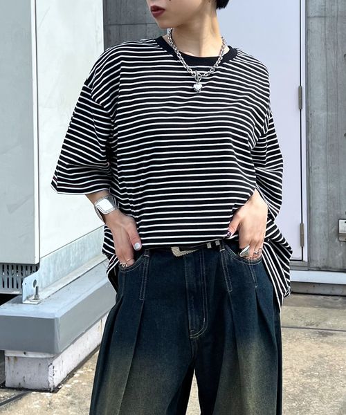 PAGEBOY ステッチルーズT(WEB限定Sサイズ&カラーあり) ホワイト S ウィメンズインナー ページボーイ 414161 and ST アンドエスティ(旧ドットエスティ) PAGEBOY ステッチルーズT(WEB限定Sサイズ&カラーあり) ホワイト S ウィメンズインナー ページボーイ 414161 and ST アンドエスティ(旧ドットエスティ)