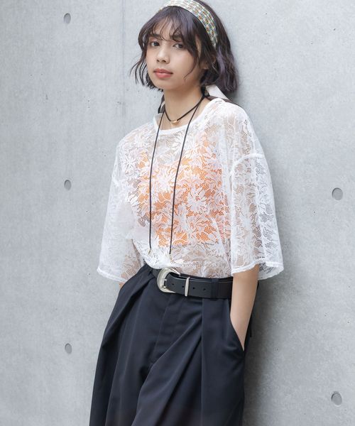 PAGEBOY 【人気カラー再入荷】レースレイヤードT オフホワイト FREE ウィメンズインナー ページボーイ 414162 and ST アンドエスティ(旧ドットエスティ) PAGEBOY 【人気カラー再入荷】レースレイヤードT オフホワイト FREE ウィメンズインナー ページボーイ 414162 and ST アンドエスティ(旧ドットエスティ)