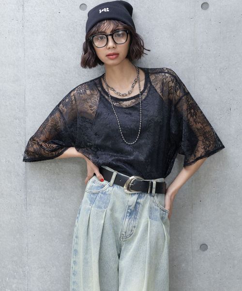 PAGEBOY 【人気カラー再入荷】レースレイヤードT ブラック FREE ウィメンズインナー ページボーイ 414162 and ST アンドエスティ(旧ドットエスティ) PAGEBOY 【人気カラー再入荷】レースレイヤードT ブラック FREE ウィメンズインナー ページボーイ 414162 and ST アンドエスティ(旧ドットエスティ)