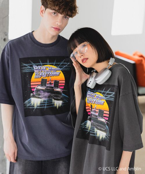 PAGEBOY 【PBLIM×BACK TO THE FUTURE】タイムマシーンTシャツ ネイビー FREE LIM ページボーイ 450093 and ST アンドエスティ(旧ドットエスティ) PAGEBOY 【PBLIM×BACK TO THE FUTURE】タイムマシーンTシャツ ネイビー FREE LIM ページボーイ 450093 and ST アンドエスティ(旧ドットエスティ)