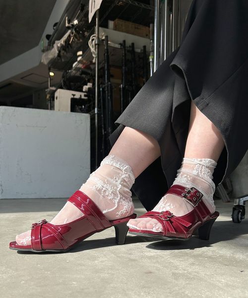 PAGEBOY クロスバックルミュール ボルドー L ウィメンズグッズ ページボーイ 450239 and ST アンドエスティ(旧ドットエスティ) PAGEBOY クロスバックルミュール ボルドー L ウィメンズグッズ ページボーイ 450239 and ST アンドエスティ(旧ドットエスティ)