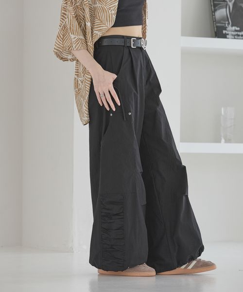 PAGEBOY 【Anui/3サイズ展開】ミリタリードロストパンツ ブラック Anui ページボーイ 451466 and ST アンドエスティ(旧ドットエスティ) PAGEBOY 【Anui/3サイズ展開】ミリタリードロストパンツ ブラック Anui ページボーイ 451466 and ST アンドエスティ(旧ドットエスティ)