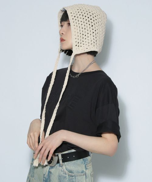 PAGEBOY サマーニットボンネット オフホワイト ウィメンズグッズ ページボーイ 452307 and ST アンドエスティ(旧ドットエスティ) PAGEBOY サマーニットボンネット オフホワイト ウィメンズグッズ ページボーイ 452307 and ST アンドエスティ(旧ドットエスティ)