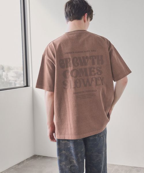 PAGEBOY 【PBLIM】ピグメントロゴTシャツ ブラウン L LIM ページボーイ 452320 and ST アンドエスティ(旧ドットエスティ) PAGEBOY 【PBLIM】ピグメントロゴTシャツ ブラウン L LIM ページボーイ 452320 and ST アンドエスティ(旧ドットエスティ)