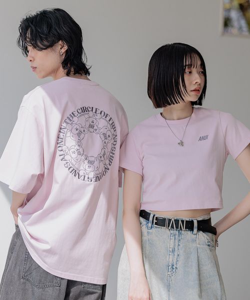 PAGEBOY 【Anui/3サイズ展開】サークルGRMベアーTシャツ【一部追加予約】 ピンク Anui ページボーイ 455464 and ST アンドエスティ(旧ドットエスティ) PAGEBOY 【Anui/3サイズ展開】サークルGRMベアーTシャツ【一部追加予約】 ピンク Anui ページボーイ 455464 and ST アンドエスティ(旧ドットエスティ)