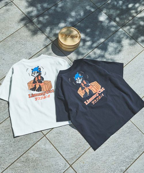 PAGEBOY 【サウナボーイ×LIMMY CAT】トトノイLIMMY CAT Tシャツ【PBLIM】 ネイビー M LIM ページボーイ 492109 and ST アンドエスティ(旧ドットエスティ) PAGEBOY 【サウナボーイ×LIMMY CAT】トトノイLIMMY CAT Tシャツ【PBLIM】 ネイビー M LIM ページボーイ 492109 and ST アンドエスティ(旧ドットエスティ)