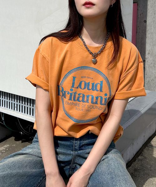 PAGEBOY アソートルーズTシャツ オレンジ FREE ウィメンズインナー ページボーイ 493947 and ST アンドエスティ(旧ドットエスティ) PAGEBOY アソートルーズTシャツ オレンジ FREE ウィメンズインナー ページボーイ 493947 and ST アンドエスティ(旧ドットエスティ)