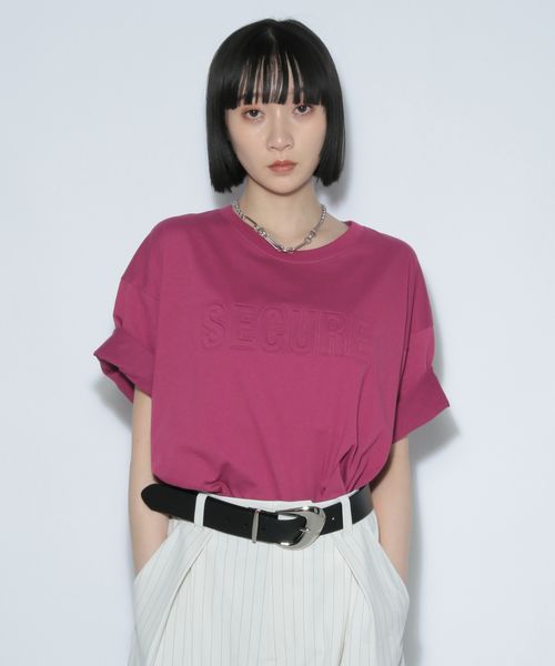 PAGEBOY エンボスロゴTシャツ ピンク FREE ウィメンズインナー ページボーイ 494059 and ST アンドエスティ(旧ドットエスティ) PAGEBOY エンボスロゴTシャツ ピンク FREE ウィメンズインナー ページボーイ 494059 and ST アンドエスティ(旧ドットエスティ)