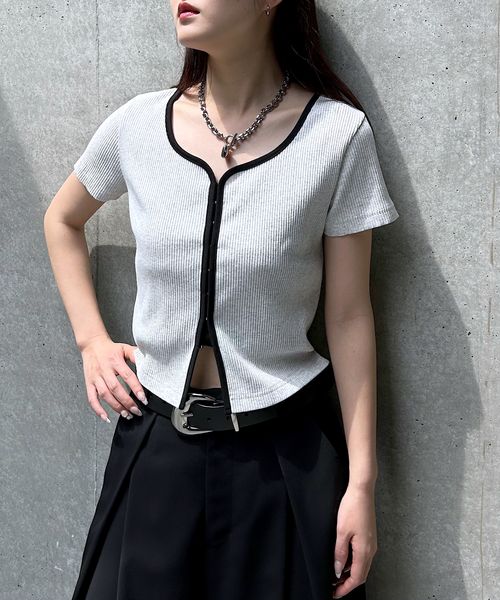 PAGEBOY リブホックコンパクトTシャツ グレー FREE ウィメンズインナー ページボーイ 494090 and ST アンドエスティ(旧ドットエスティ) PAGEBOY リブホックコンパクトTシャツ グレー FREE ウィメンズインナー ページボーイ 494090 and ST アンドエスティ(旧ドットエスティ)