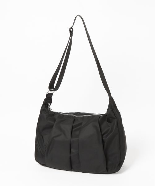PAGEBOY タックショルダーBAG ブラック ウィメンズグッズ ページボーイ 494389 and ST アンドエスティ(旧ドットエスティ) PAGEBOY タックショルダーBAG ブラック ウィメンズグッズ ページボーイ 494389 and ST アンドエスティ(旧ドットエスティ)