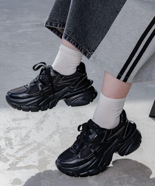 PAGEBOY ダットコンビソールスニーカー ブラック M ウィメンズグッズ ページボーイ 494527 and ST アンドエスティ(旧ドットエスティ) PAGEBOY ダットコンビソールスニーカー ブラック M ウィメンズグッズ ページボーイ 494527 and ST アンドエスティ(旧ドットエスティ)